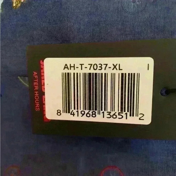 JARED LANG NWT Men’s Navy Animal Bicycle Print Shirt. Size XL - Picture 2 of 8